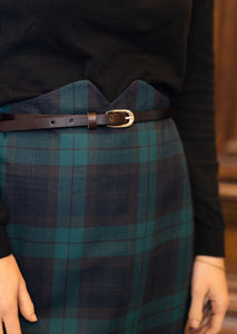 Made-to-Order: English Anne Pencil Skirt - Blackwatch Tartan