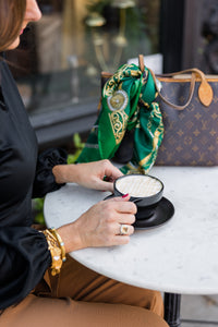 Silk Scarf in Emerald