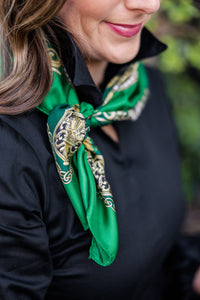 Silk Scarf in Emerald