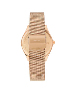 Rose Gold Metal Watch for Women with Pearls Made in the USA Ethical Brand