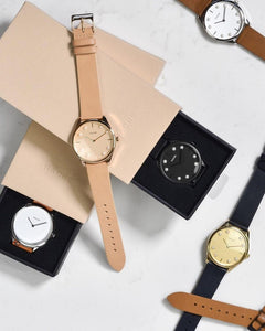 Rose Gold Lune Watch