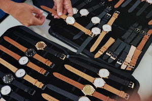 Interchangeable Leather Watch Straps