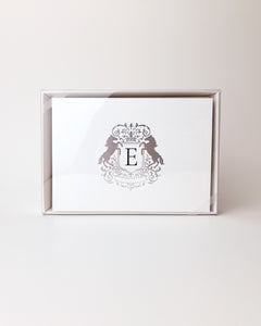 Made-to-Order: Silver Foil Personalized Card Set