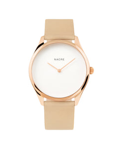 Rose Gold Lune Watch